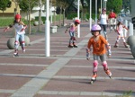 Roller : Alba, Chloé, Nadège