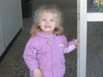 la petite fille de Sandrine Chauderon.