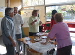 Gérard, André, Michèle, Évelyne et Yvette.